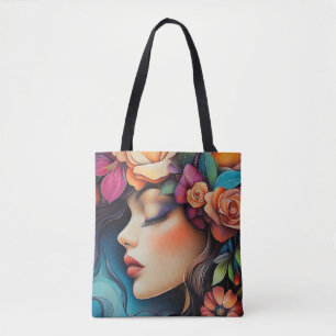 Floral Essence Tote Bag