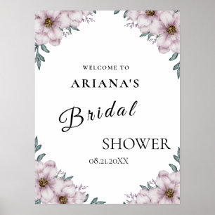 Floral Eucalyptus Wedding Sign