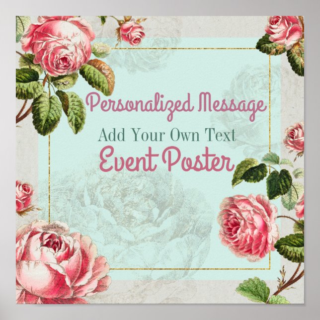 Floral Event Poster (Front)