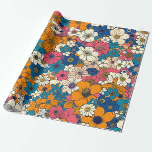 Floral Explosion Wrapping Paper