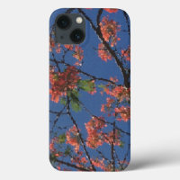 Floral Fabric, Blue