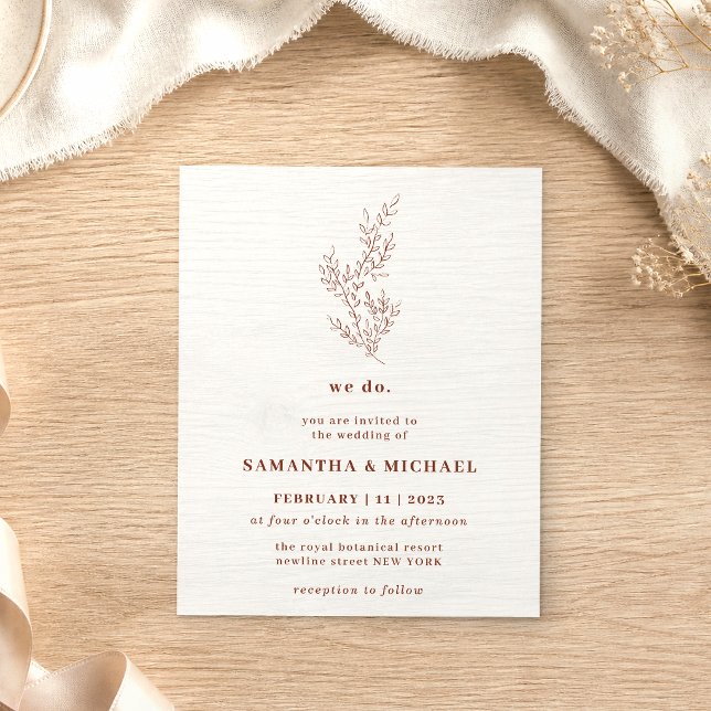 Floral Fall Boho Terracotta Budget Botanical we do Flyer (Creator Uploaded)