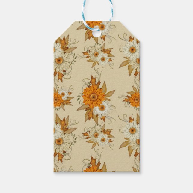Floral Fall Gift Tag (Front)