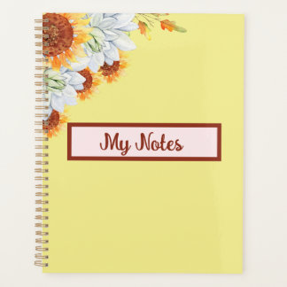 Floral Fall Inspire School Planner