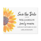 Floral Family Reunion Save The Date 