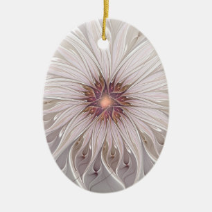 Floral Fantasy, Abstract Modern Pastel Flower Ceramic Tree Decoration