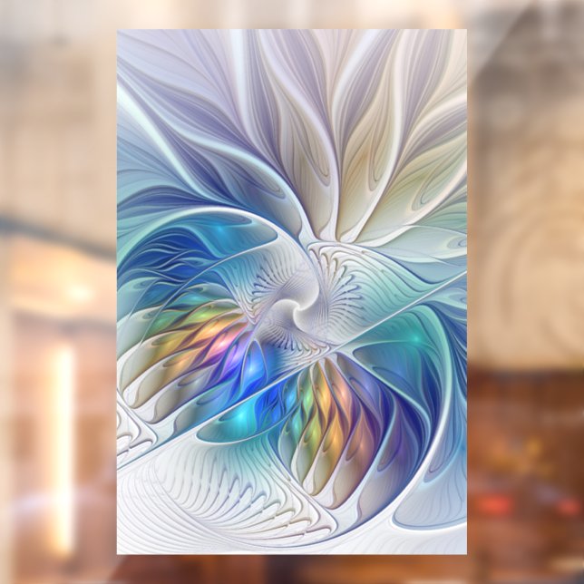 Floral Fantasy, Colourful Abstract Fractal Flower (Sheet 2)