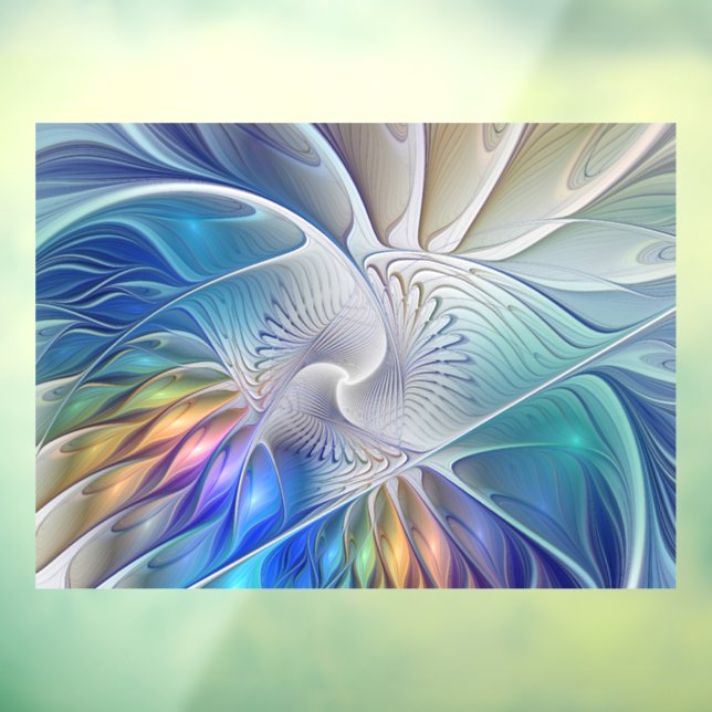 Floral Fantasy, Colourful Abstract Fractal Flower (Sheet 3)