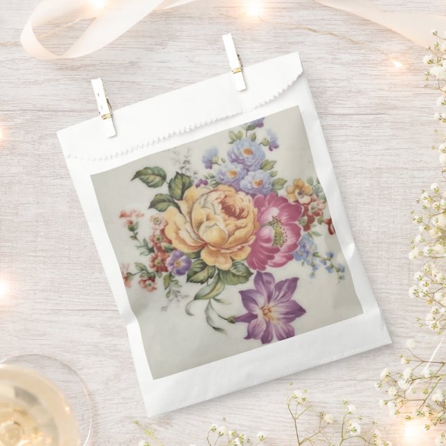 Floral Fantasy  Favour Bags (Clipped)