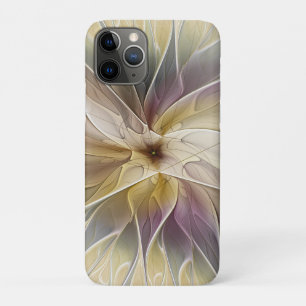 Floral Fantasy Gold Aubergine Abstract Fractal Art Case-Mate iPhone Case