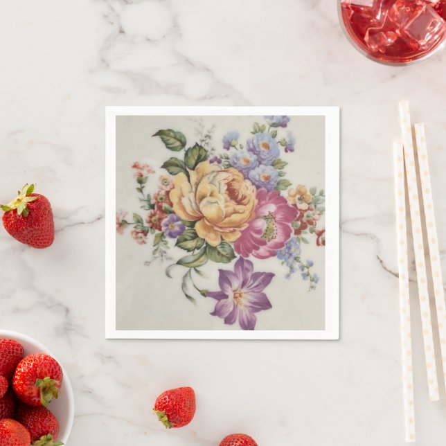 Floral Fantasy  Napkin (Insitu)