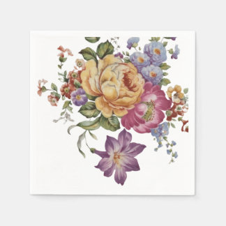 Floral Fantasy Napkin