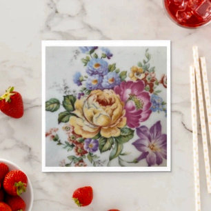 Floral Fantasy  Paper Napkin 