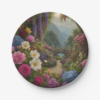 Floral Fantasy Paper Plates