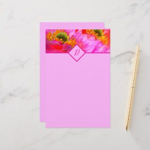 Floral fantasy stationery