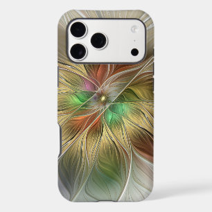 Floral Fantasy With Gold Modern Abstract Fractal