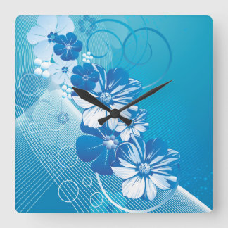 Floral Fashion 11 Clock