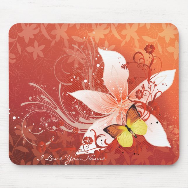 Floral Fashion 11 Mousepad (Front)