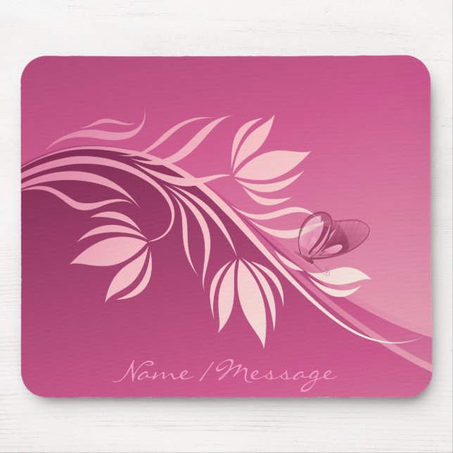 Floral Fashion 2 Mousepad (Front)