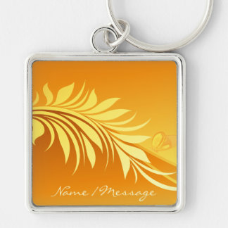 Floral Fashion 3 Keychain
