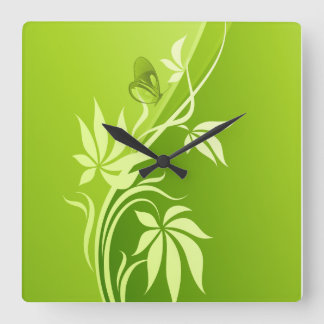Floral Fashion 4 Clock