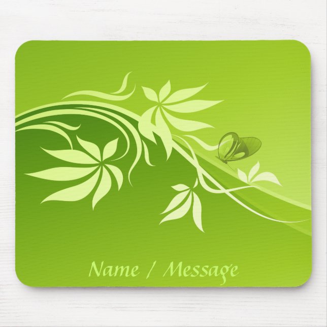Floral Fashion 4 Mousepad (Front)