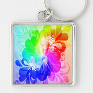 Floral Fashion 5 Keychain