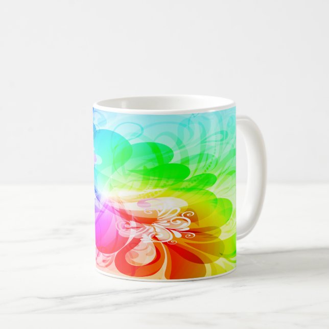 Floral Fashion 5  Mug (Front Right)