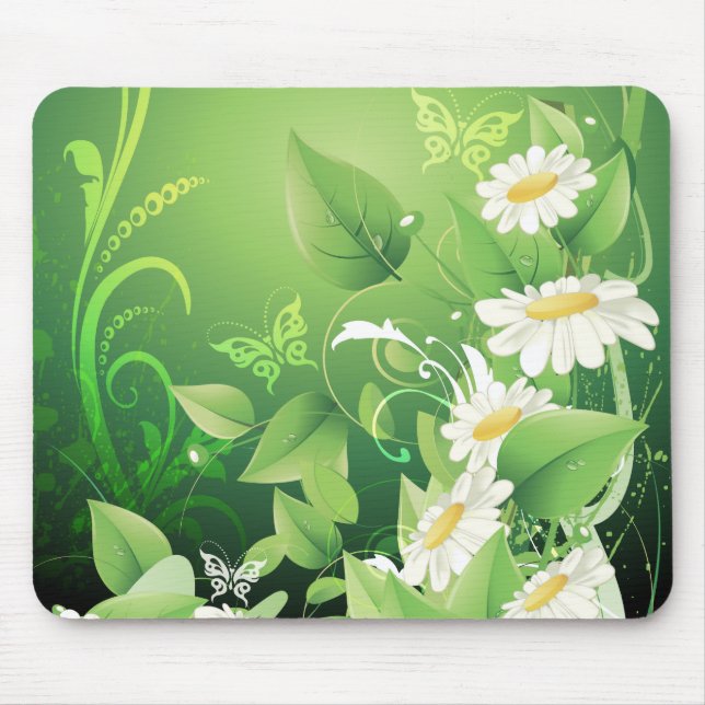 Floral Fashion 7 Mousepad (Front)