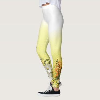 Floral Fashion 9 Option Leggings