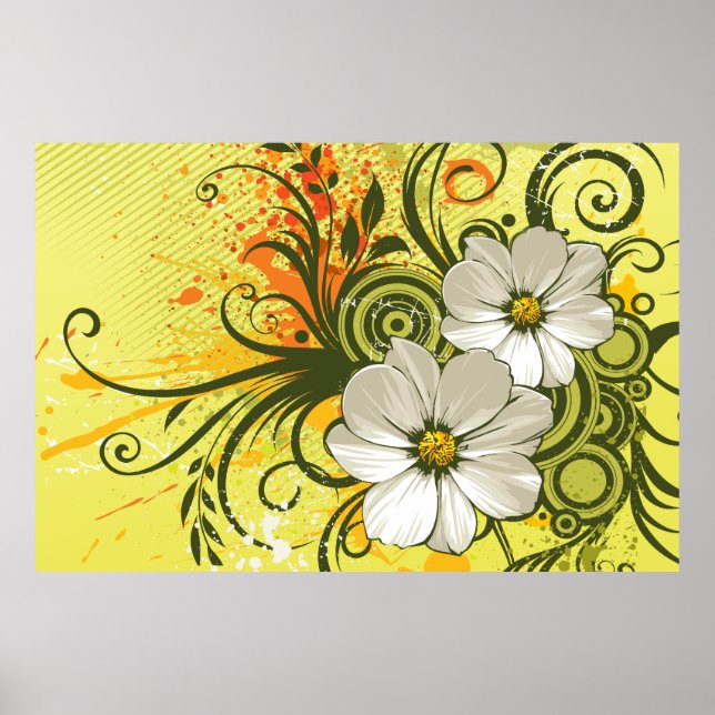 Floral Fashion 9 Print (Front)