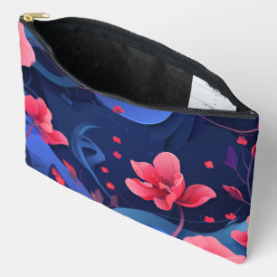 Floral Fashion Accessory Pouch