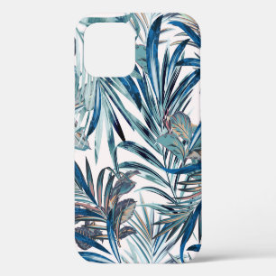 Floral fashion tropical vintage pattern with palm iPhone 12 case