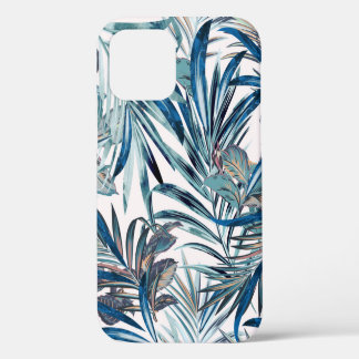Floral fashion tropical vintage pattern with palm  iPhone 12 case