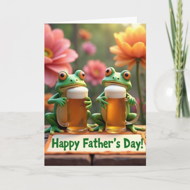 Floral Fathers Day Mug Card (Front)