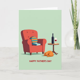 Floral Fathers Day Rest Card