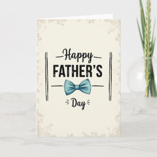 Floral Fathers Day Vintage Card