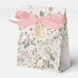Floral Favour Boxes Bridal Shower Blush Rose Gar