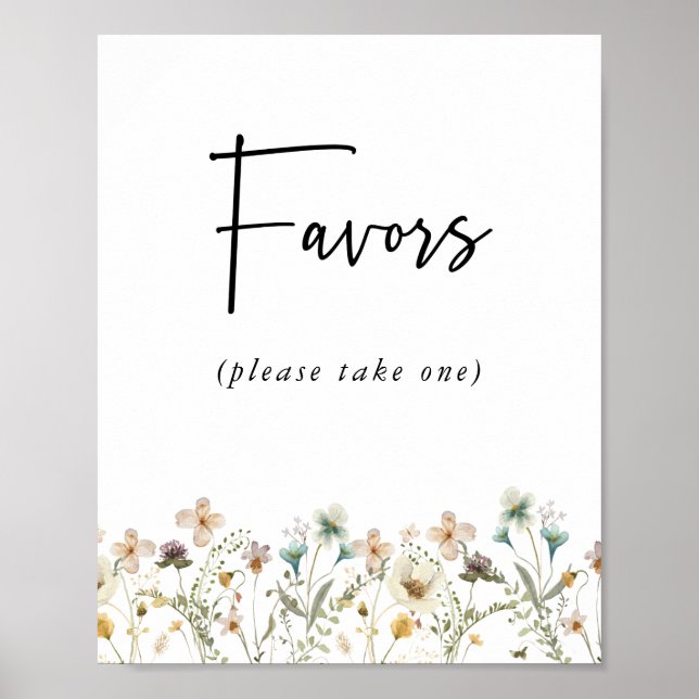 Floral Favours Poster (Front)