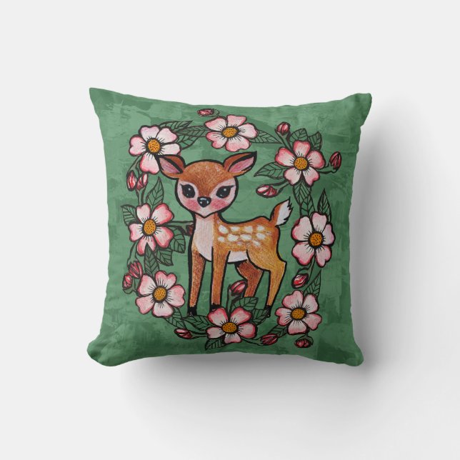 Floral Fawn                                        Cushion (Front)