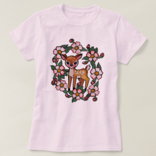 Floral Fawn T-Shirt