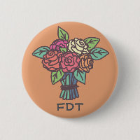 Floral FDT Button