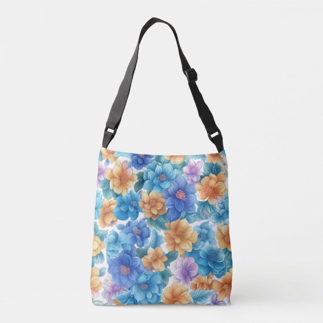 Floral Fiesta Crossbody Bag (Back)