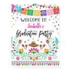Floral Fiesta Graduation Party Welcome Sign