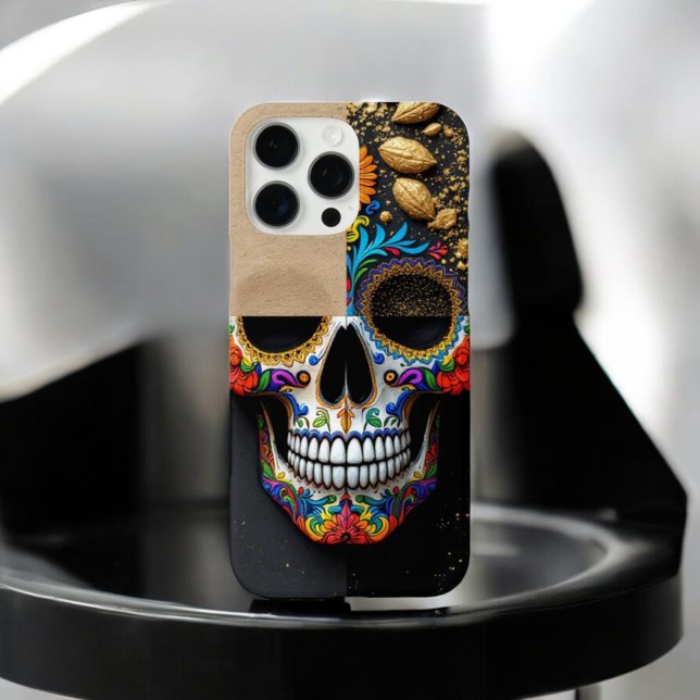 Floral Fiesta - Sugar Skull Case-Mate iPhone Case (Creator Uploaded)