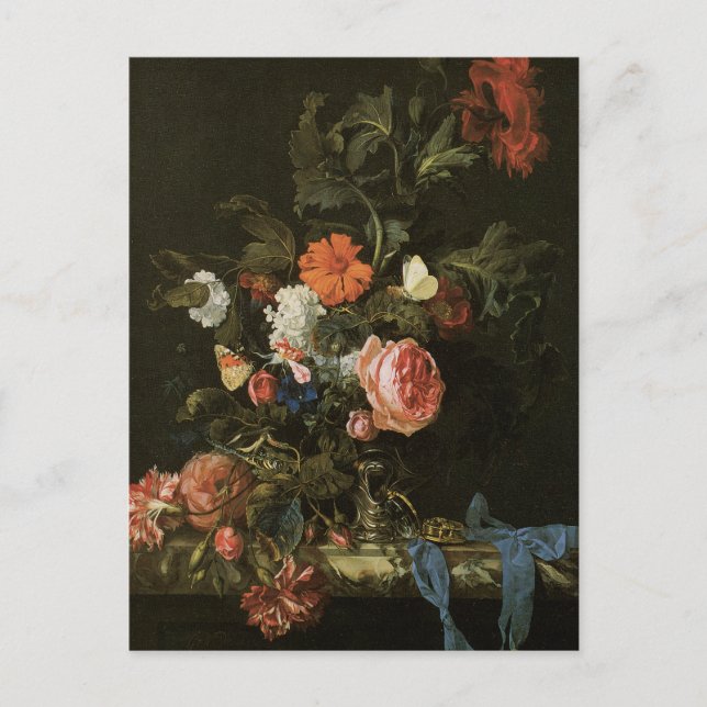 Floral Fine Art with Roses Postcard (Front)