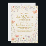 Floral First Birthday Invitation<br><div class="desc">Celebrate your baby girl’s first year with this romantic floral first birthday invitation, featuring soft blush pink watercolor flowers and graceful gold accents. This design evokes sweetness and elegance, perfect for garden parties, princess-themed birthdays, or timeless celebrations. Easily personalise all details using Zazzle’s simple editing tools—no special skills required! Printed...</div>