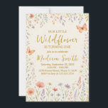 Floral First Birthday Invitation<br><div class="desc">Celebrate your baby girl’s first year with this romantic floral first birthday invitation, featuring soft blush pink watercolor flowers and graceful gold accents. This design evokes sweetness and elegance, perfect for garden parties, princess-themed birthdays, or timeless celebrations. Easily personalise all details using Zazzle’s simple editing tools—no special skills required! Printed...</div>