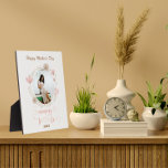 Floral First Mother day mummy to be Photo Plaque<br><div class="desc">First Mother's day as a mummy-to-be personalised photo Gift for expecting moms, mothers on Mother's Day or Mother's birthday or new mum or mummy-to-be. Add one of your favourite photos of your wife, mother, baby/kids/pets/family/couple/wedding photos to the rose gold floral background. You'll be able to see a preview of your...</div>