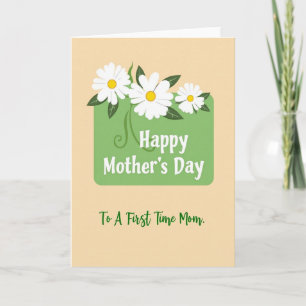 Floral First Mum Mothers Day Card